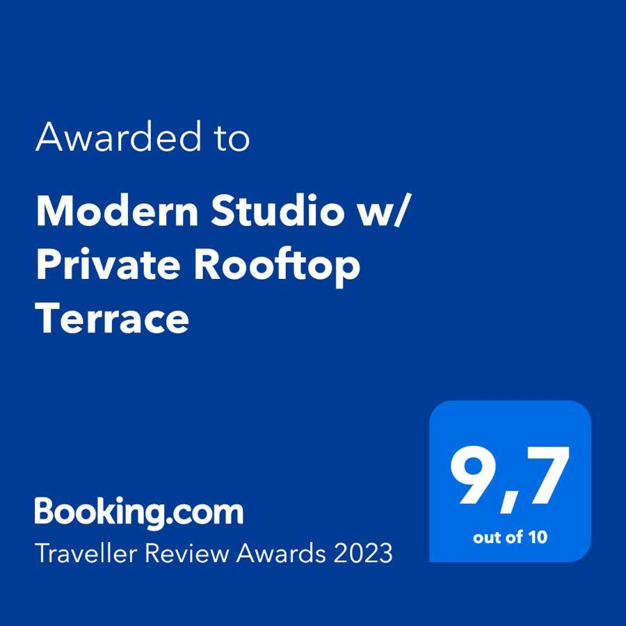 Modern Studio With Private Rooftop Terrace By Rems 말라가 외부 사진