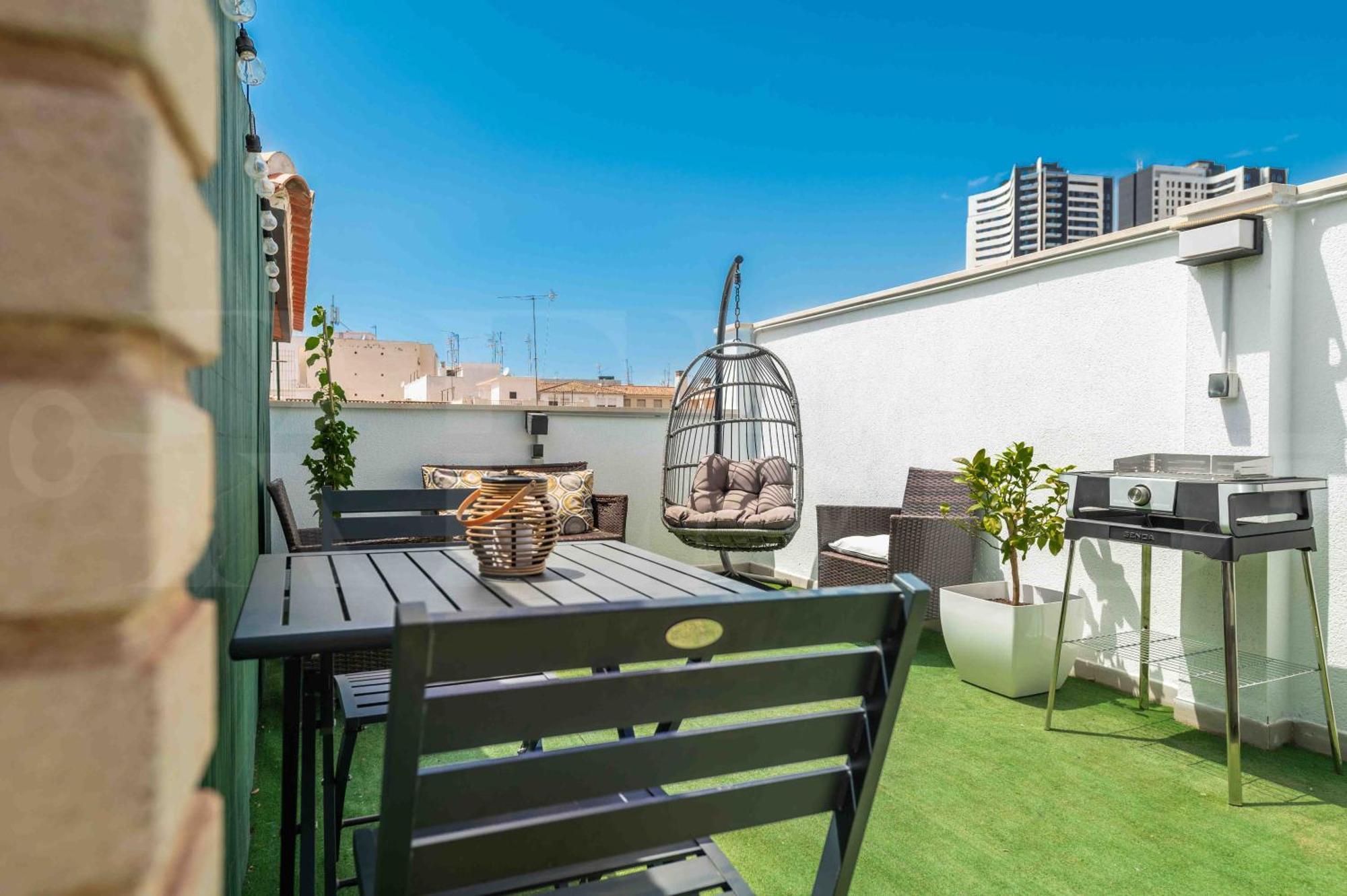 Modern Studio With Private Rooftop Terrace By Rems 말라가 외부 사진